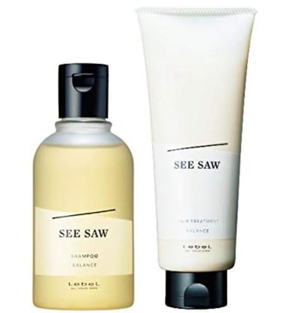 Lebel SEE/SAW ヘア&スキャルプシャンプーB/ヘアトリートメントB