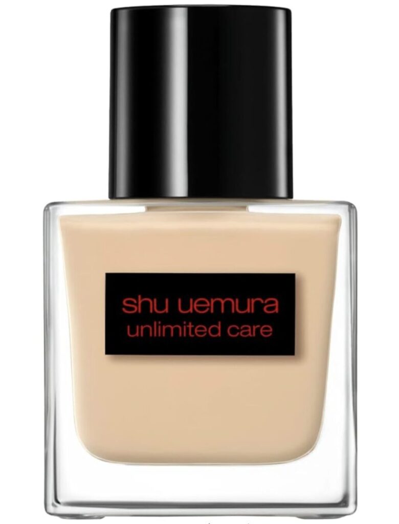 shu uemura「アンリミテッド ケア ツヤ セラム ファンデーション」