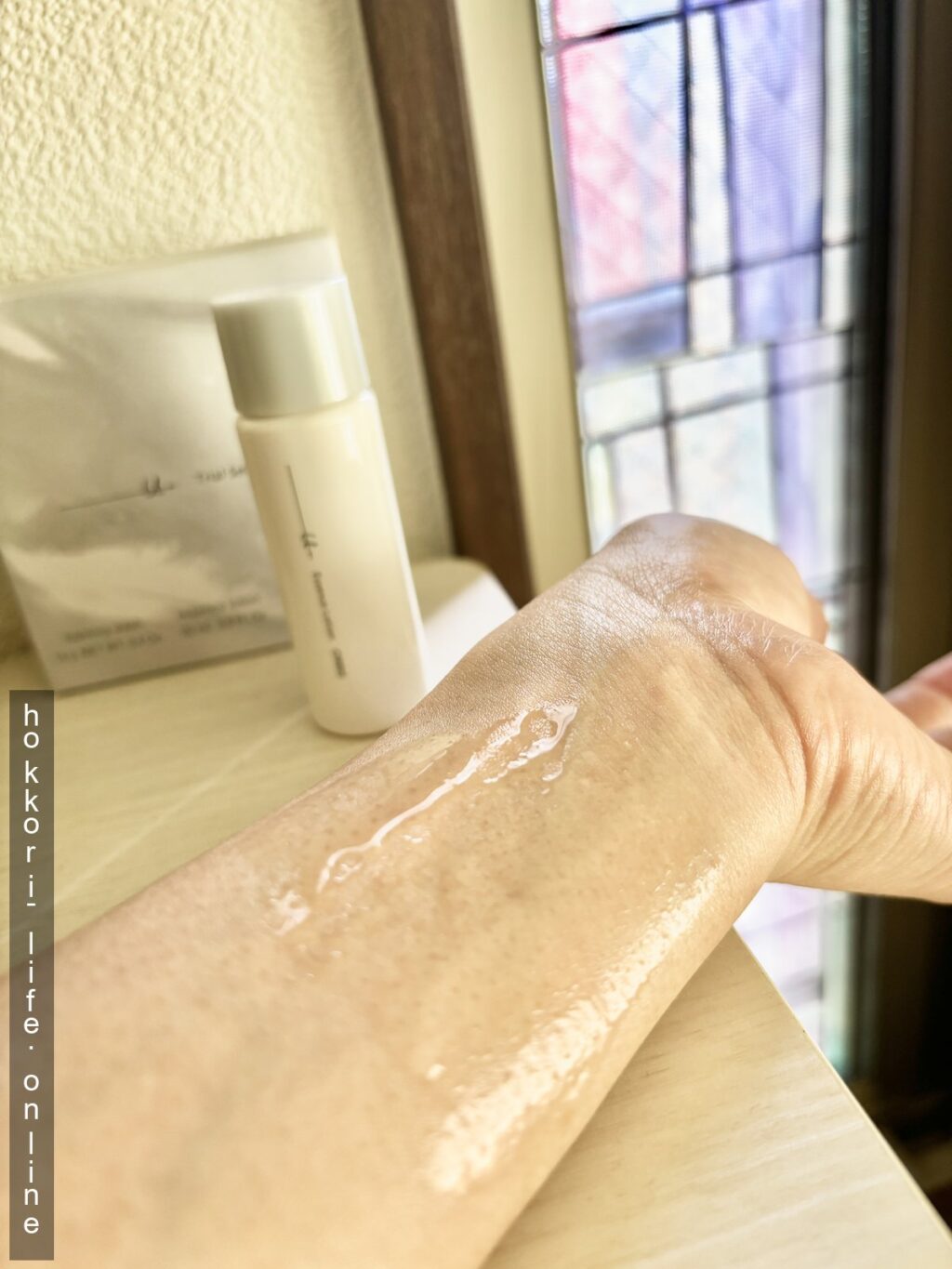 オルビスユードット エッセンスローションのテクスチャー